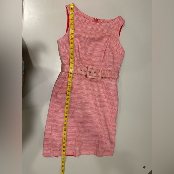 Banana Republic Elegant Red Tweed Sleeveless Dress Size 0 - Picture 5 of 5